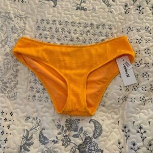 NWT Hurley Vibrant Orange Bikini Bottoms